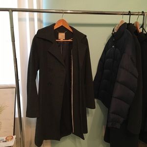 Old Navy Gray Dress Coat S